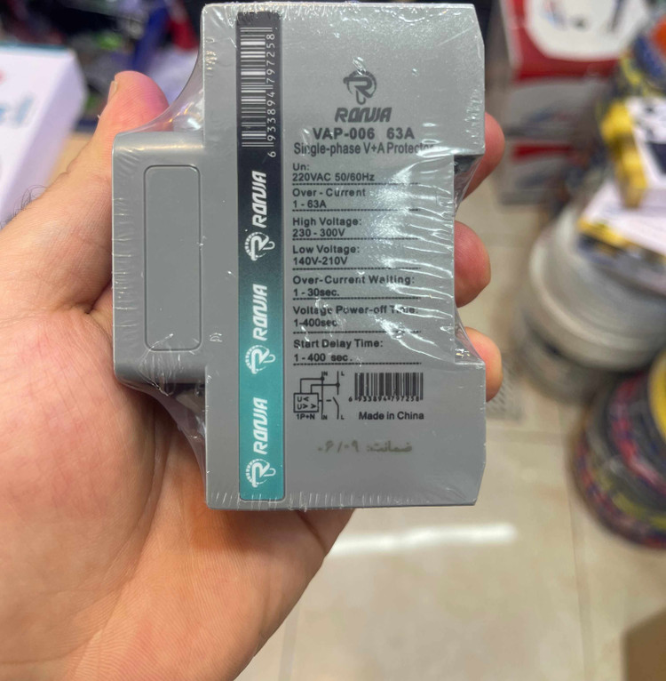 محافظ ولتاژ و جریان رونیا مدل VAP-006