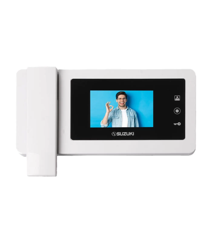 مانیتور آیفون تصویری سوزوکی SZ-415i سفید (بدون حافظه)