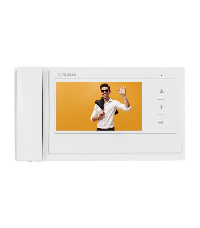 مانیتور آیفون تصویری سوزوکی SZ-727MWi سفید (حافظه دار)